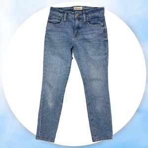 Madewell 9” High-Rise Skinny Jeans Light Wash Denim 25 Petite